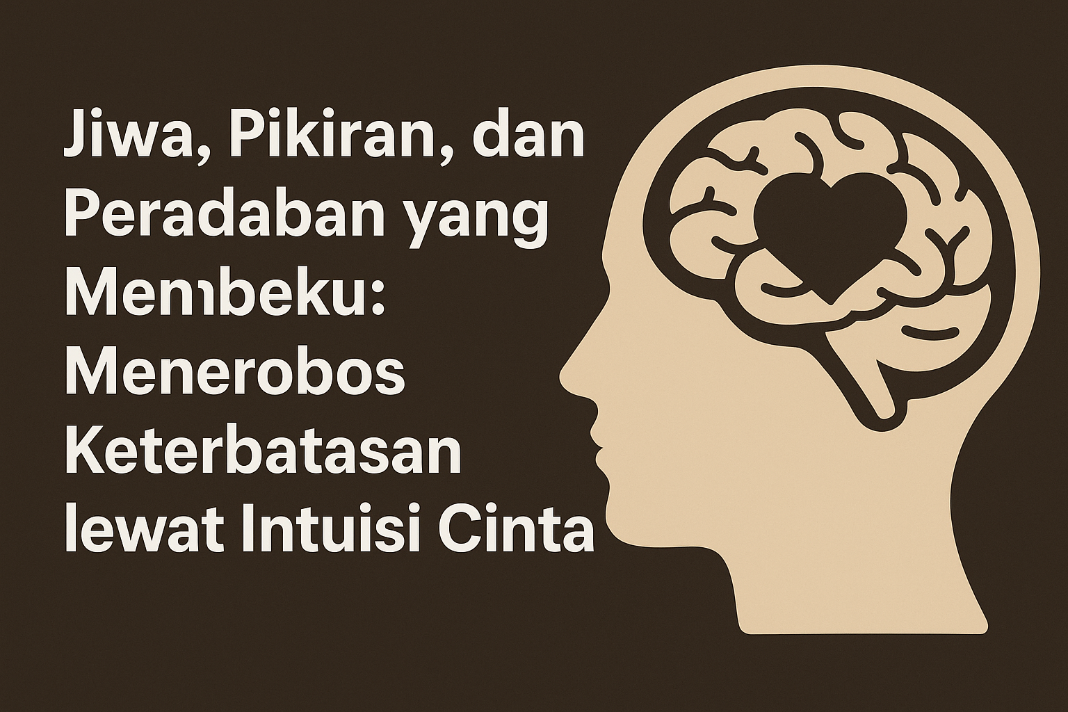 🧠 Jiwa, Pikiran, dan Peradaban yang Membeku: Menerobos Keterbatasan lewat Intuisi Cinta