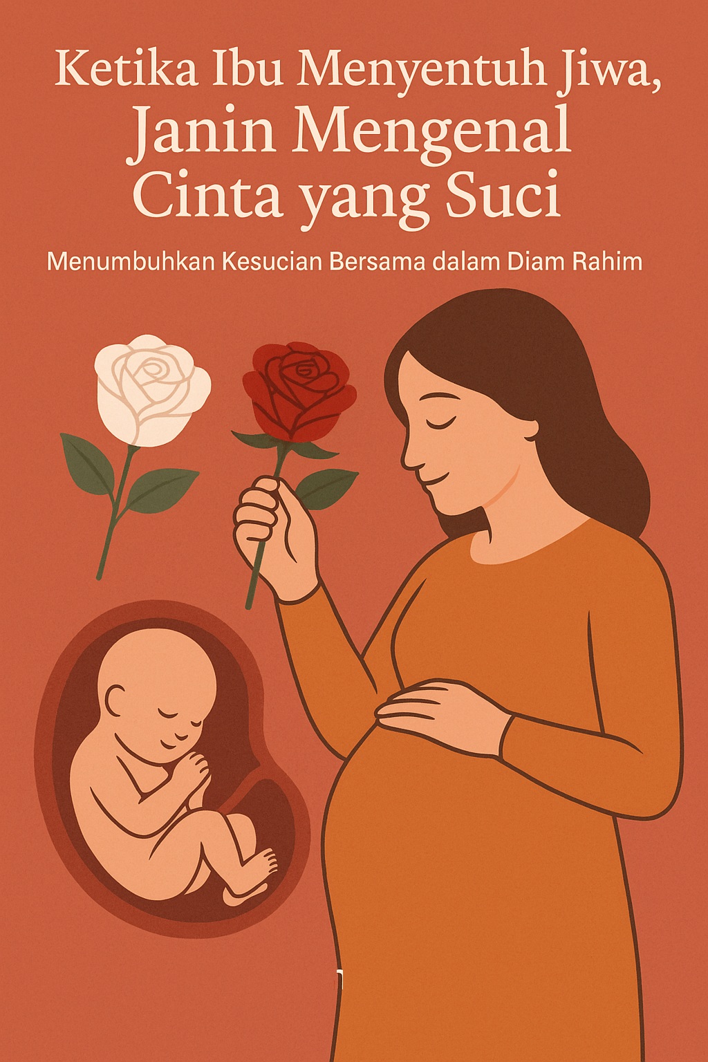 🌹 Ketika Ibu Menyentuh Jiwa, Janin Mengenal Cinta yang Suci